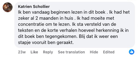 Reactie van Katrien Schollier